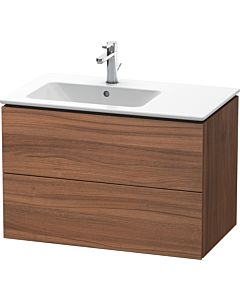 Duravit L-Cube meuble sous vasque LC629107979 82x48,1x55cm, 2 tiroirs, vasque à gauche, noyer naturel