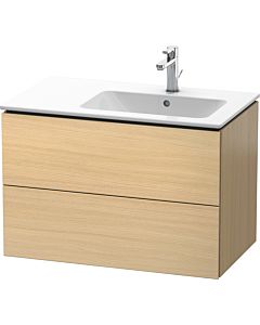 Duravit L-Cube vanity unit LC629207171 82x48.1x55cm, 2 drawers, basin on the right, mediterranean oak
