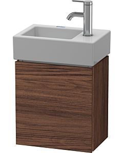 Duravit L-Cube Waschtisch-Unterschrank LC6293R2121 36,4x24,1x40cm, wandhängend, Tür rechts, nussbaum dunkel