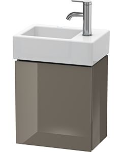 L-Cube Duravit vasque LC6293R8989 36,4x24,1x40cm, suspendu, porte à droite, gris flanelle brillant