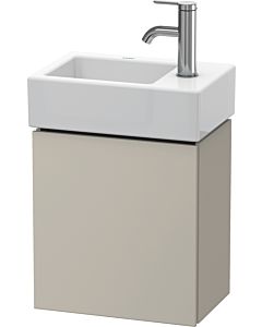 L-Cube Duravit vasque LC6293R9191 36,4x24,1x40cm, suspendu, porte à droite, taupe mat