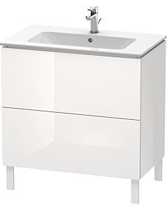 Duravit L-Cube vanity unit LC662602222 82 x 48, match2 cm, white high gloss, 2 2000