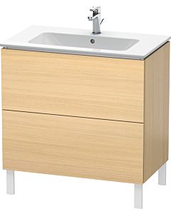 Duravit L-Cube Waschtisch-Unterschrank LC662607171 82 x 48,1 cm, mediterane eiche, 2 Auszüge, stehend