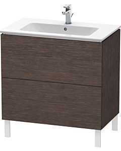 Duravit L-Cube vanity unit LC662607272 82 x 48, 2000 cm, dark brushed oak, 2 pull-outs, standing