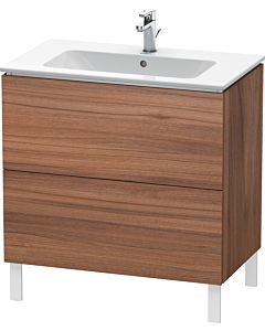 Duravit L-Cube Waschtisch-Unterschrank LC662607979 82 x 48,1 cm, nussbaum natur, 2 Auszüge, stehend
