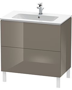 Duravit L-Cube Waschtisch-Unterschrank LC662608989 82 x 48,1 cm, flannel grey hochglanz, 2 Auszüge, stehend