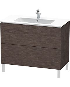 Duravit L-Cube Waschtisch-Unterschrank LC662707272 102 x 48,1 cm, eiche dunkel gebürstet, 2 Auszüge, stehend