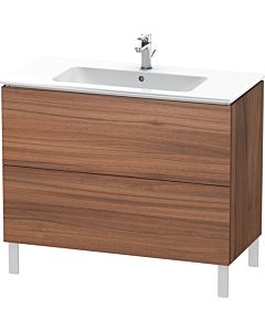 Duravit L-Cube Waschtisch-Unterschrank LC662707979 102 x 48,1 cm, nussbaum natur, 2 Auszüge, stehend