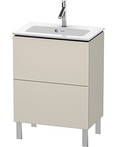 L-Cube Duravit vasque LC667309191 62 x 39, match2 cm, taupe mat, 2 2000