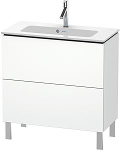 Duravit L-Cube Waschtisch-Unterschrank LC667401818 82 x 39,1 cm, weiß matt, 2 Auszüge, stehend