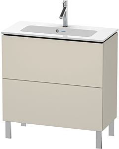 L-Cube Duravit vasque LC667409191 82 x 39, match2 cm, taupe mat, 2 2000