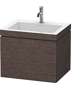 Duravit L-Cube vanity unit LC6916O7272 60 x48 cm, 2000 tap hole, brushed dark 2000 , match2 pull-out