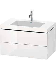 Duravit L-Cube vanity unit LC6927N7171 80 x 48 cm, without tap hole, Mediterranean oak, 2 drawers