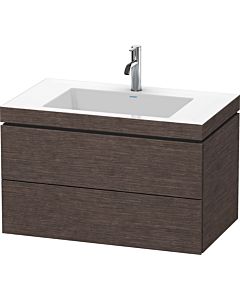 L-Cube Duravit vasque LC6927O7272 80 x 48 cm, 2000 , chêne foncé brossé, 2 tiroirs