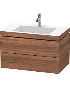 L-Cube Duravit vasque LC6927O7979 80 x 48 cm, 2000 , noyer naturel, 2 tiroirs
