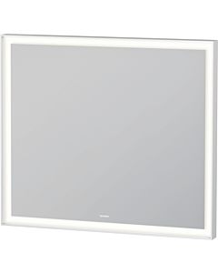 Duravit LED-Lichtspiegel LC7381018180100 80 x 70 x 6,7 cm, 24W, weiß matt, Sensorschalter, Dimmfunktion, wandhängend