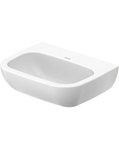 Duravit D-Code Waschtisch 2311550070 55 x 43 cm, ohne Überlauf, ohne Hahnloch, weiss