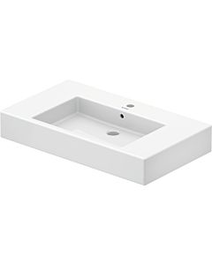 Duravit lavabo pour meuble Vero 85 x 49cm 0329850000 blanc, avec trou pour robinetterie et trop-plein, pour console en métal