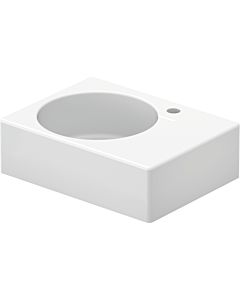 Duravit DuraVital Scola Universalbecken 0684600011 61,5 x 46 cm, weiss, Becken links, mit Hahnloch