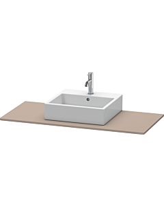 Duravit Console XSquare XS060D04343 80x55cm, avec 1 découpe, basalte mat