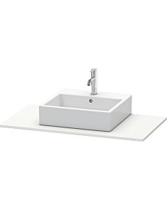 Duravit XSquare Konsole XS060E03939 100x55cm, mit 1 Ausschnitt, Nordic weiß seidenmatt