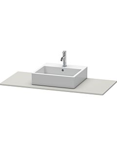 Duravit XSquare Konsole XS060F00707 120x55cm, mit 1 Ausschnitt, Betongrau matt