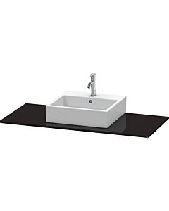 Duravit console XSquare XS060F04040 120x55cm, avec découpe 2000 , noir brillant