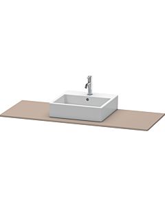 Duravit console XSquare XS060GM4343 140x55cm, avec découpe 2000 , centre, basalte mat