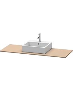 Duravit XSquare Konsole XS060GM7575 140x55cm, mit 1 Ausschnitt, mittig, Leinen