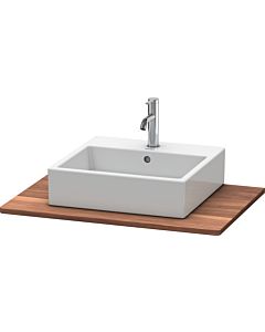Duravit XSquare console en bois massif XS061D07777 80 x 55 cm, noyer américain, avec découpe 2000
