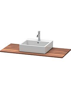 Duravit console XSquare en bois massif XS061F07777 120x55cm, noyer américain, avec 1 découpe