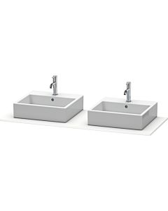 Duravit Console XSquare XS063GB1818 140x55cm, avec deux découpes, blanc matt