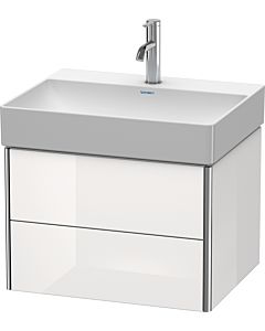 Duravit Meuble sous Duravit XSquare XS416103636 58,4x39,7x46cm, 2 tiroirs, blanc