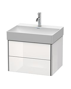 Duravit Meuble sous Duravit XSquare XS416102222 58,4x39,7x46cm, 2 tiroirs, blanc très brillant