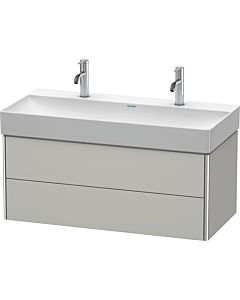 Duravit XSquare Waschtisch-Unterschrank XS416300707 98,4x39,7x46cm, 2 Schubkästen, Betongrau matt