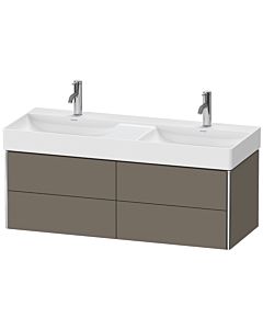 Duravit XSquare Duravit XSquare XS416409090 118,4x39,7x46cm, 4 drawers, Flannel Grey seidenmatt