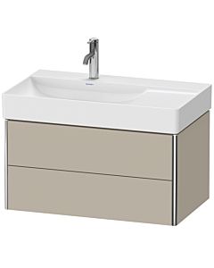 Duravit XSquare Duravit XSquare XS416806060 78,4x39,7x46cm, 2 drawers, taupe satin finish