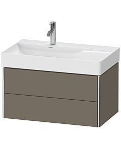 Duravit XSquare Duravit XSquare XS416809090 78,4x39,7x46cm, 2 drawers, Flannel Grey seidenmatt