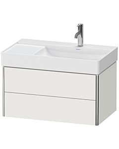 Duravit XSquare Meuble sous lavabo XS416903939 78,4x39,7x46cm, 2 tiroirs, Nordic weiß