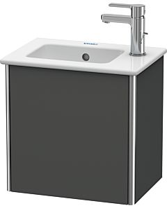 Duravit Meuble sous Duravit XSquare XS4170L4949 58,4x49,1x39cm, porte à gauche, graphite mat