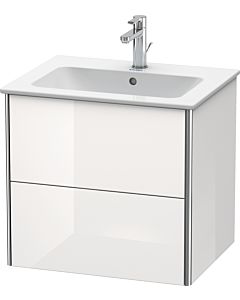 Duravit Meuble sous Duravit XSquare XS417102222 61x56x47,8cm, 2 tiroirs, blanc très brillant