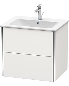 Duravit XSquare Waschtisch-Unterschrank XS417103939 61x56x47,8cm, 2 Schubkästen, Nordic weiß seidenmatt