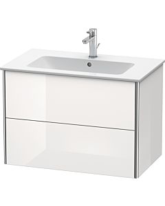 Duravit XSquare XS417202222 81x56x47.8cm, 2 tiroirs, blanc brillant