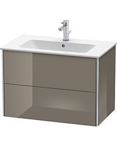 Duravit XSquare Duravit XSquare XS417208989 81x56x47.8cm, 2 drawers, Flannel Grey hochglanz