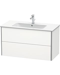 Duravit XSquare Waschtisch-Unterschrank XS417303636 101x56x47,8cm, 2 Schubkästen, weiß seidenmatt