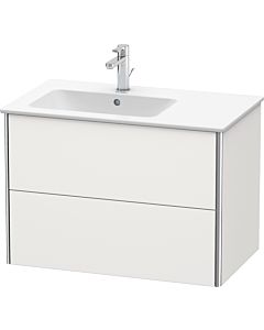Duravit XSquare Waschtisch-Unterschrank XS417603939 81x56x47,8cm, 2 Schubkästen, Becken links, Nordic weiß seidenmatt