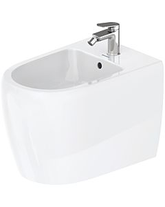 Duravit Collection One Stand Bidet 2263100000 39x60cm, mit Hahnloch, Überlauf, Hahnlochbank, weiß Hochglanz