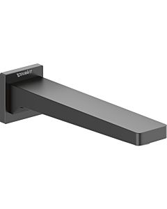 Duravit Manhattan bath spout MH5240010046 projection 189mm, matt black