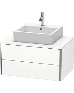 Duravit XSquare Meuble sous lavabo XS491003636 80x40x54,8cm, 2 tiroirs, blanc