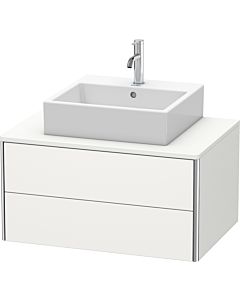 Duravit XSquare Meuble sous lavabo XS491003939 80x40x54,8cm, 2 tiroirs, Nordic weiß